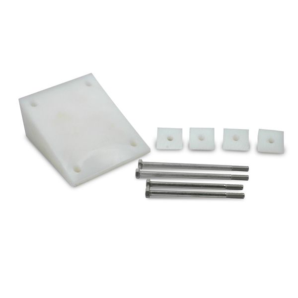 Power-Pole Transom Wedge Kit Vertical 22 Degree — White