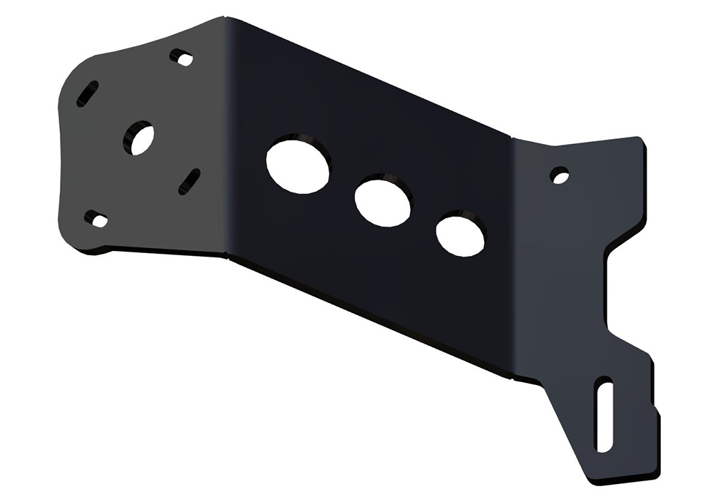 Power-Pole Plate Kit M-2-6 Port — Black