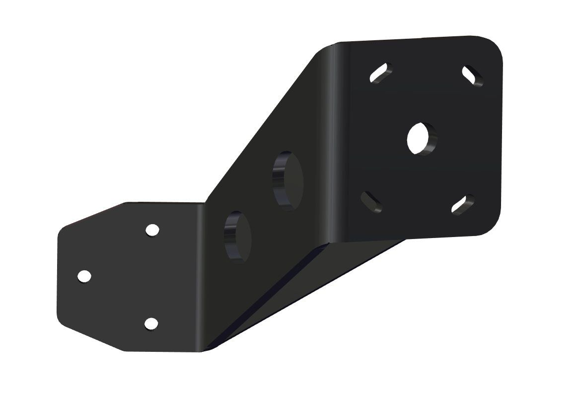 Power-Pole Plate Kit P-5-6 Starboard — Black