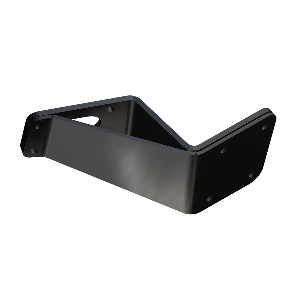 Power-Pole Transom Braced Kit Ranger - Triton Starboard — Black