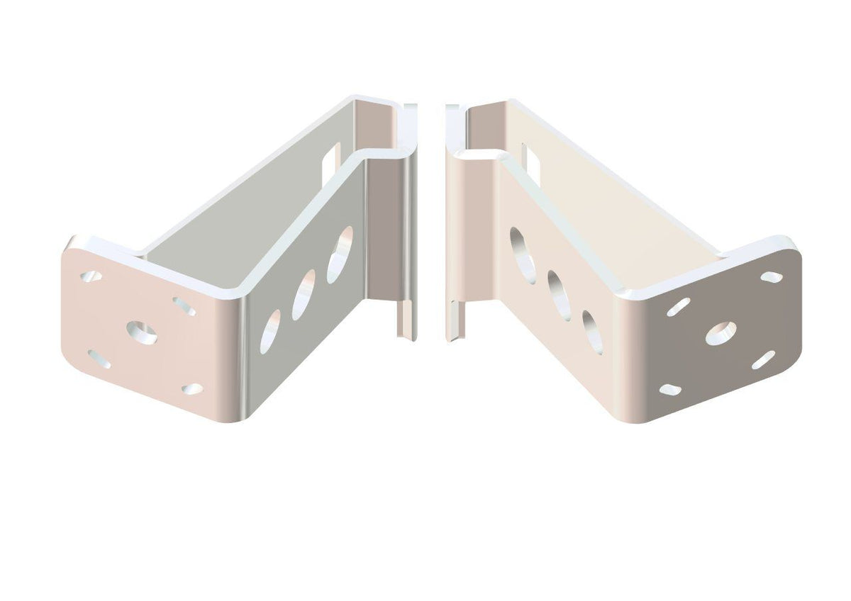 Power-Pole Dual Braced Kit S-8-6 — White