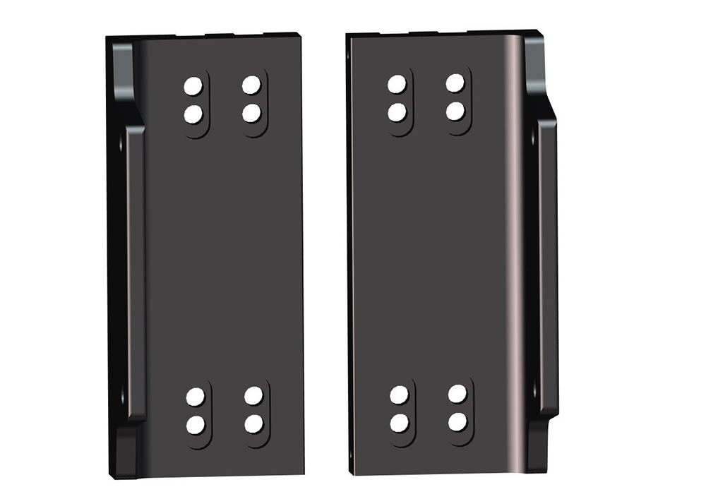 Power-Pole Dual Side-Mount Adapters For All Outboards — Black