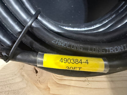 490384-4 Ethernet cable label and connectors