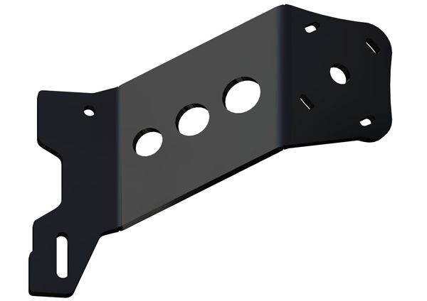 Power-Pole Plate Kit M-2-6 Starboard — Black