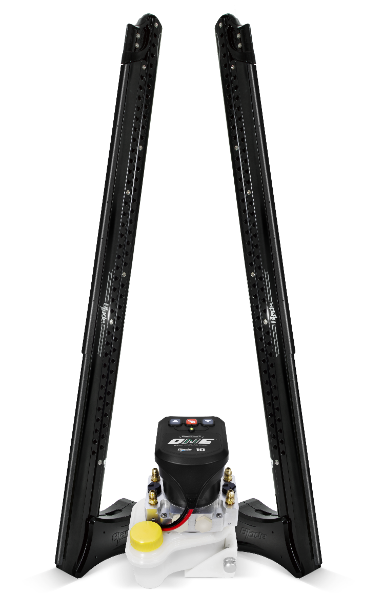 Power-Pole Blade Edition — ONE pump - Dual Blade Package, 10ft, Black